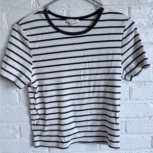 Z Supply Black and White‎ Striped Tee